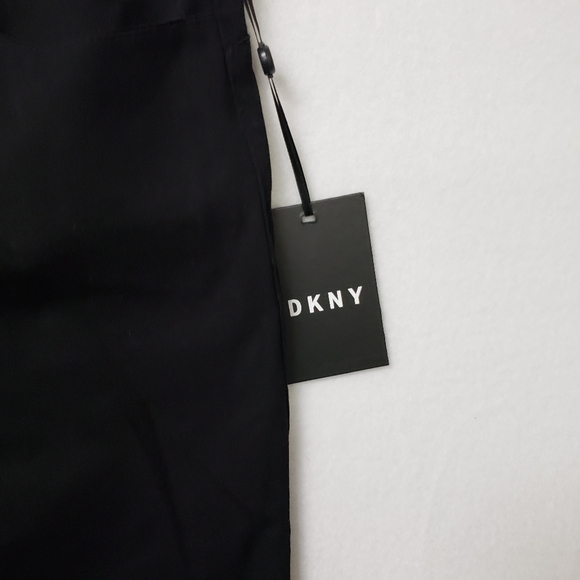 DKNY Size 6 Womens Black Skinny Pants Stretch Workwear Travel Comfort New Tagged - Picture 3 of 8
